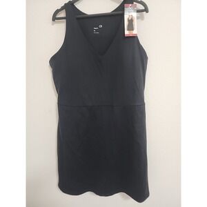 GAP FIT womens Active Tank‎ Dress Black Size XL NEW